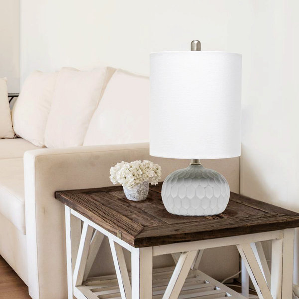 Orren Ellis Dollard Concrete Table Lamp Wayfair